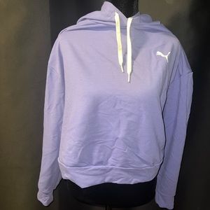 Puma Cotton Stretch Crop Hoodies
